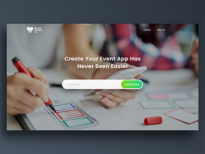 Hero banner landing page