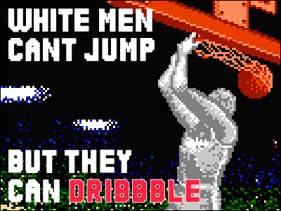 They Can Dribbble bits double dribbble dunk nintendo rebound