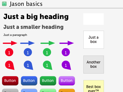 Basic stencil for Omnigraffle arrows basics boxes museo sans omnigraffle stencil