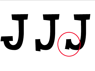 Kevin's J j j bird type typography
