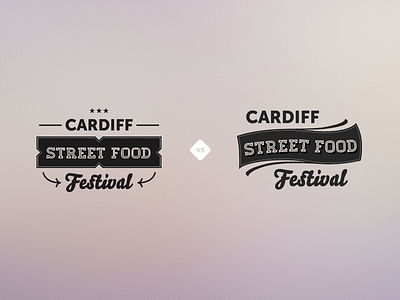 Cardiff Street Food Festival bello pro branding cardiff festival food hipster logo trendy