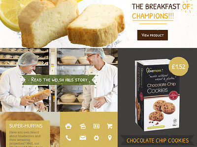 Bakery Website Moodboard