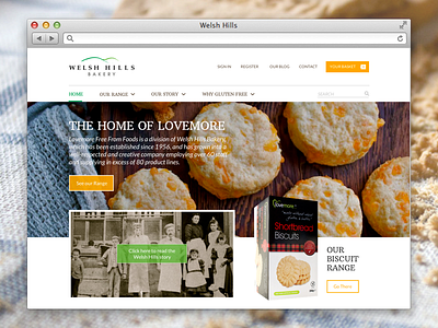 Welsh Hills Bakery bakery cardiff design food haum kyanos wales web webdesign website