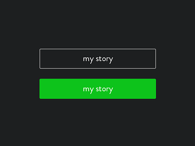 My Story button green interaction