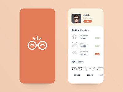 Opticals App UI