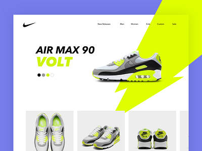 Nike Air Max 90 Volt lightning nike shoe shoes ui ux
