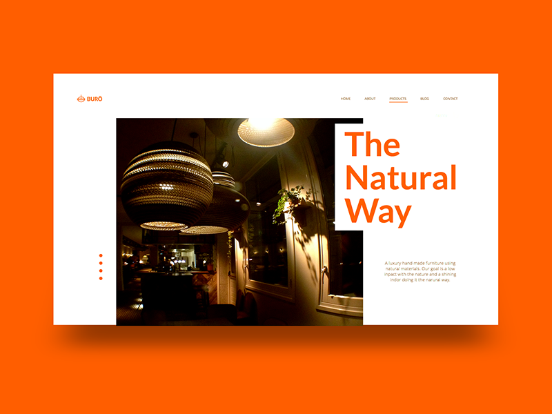 BURÖ The Natural Way - Concept interface inspiration furniture ux ui gallery creative concept