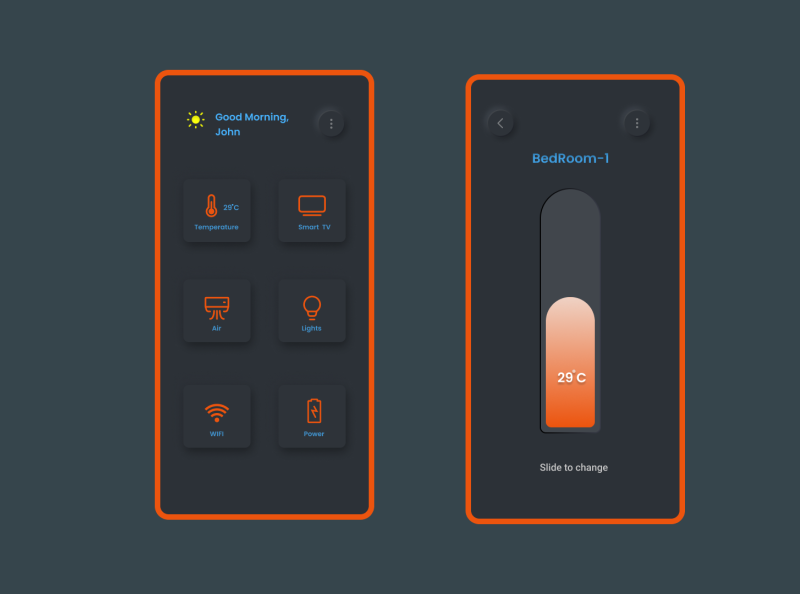 Home Monitor App Dailyui 021 by vishnu Arunachalam on Dribbble