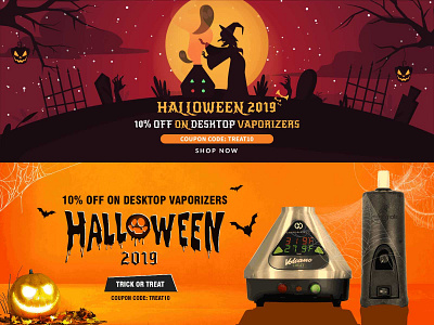 Halloween Banners banner graphic design vector