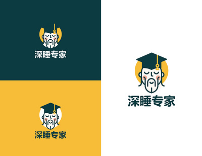 Logo- Deep Sleep Master branding design illustration logo vector