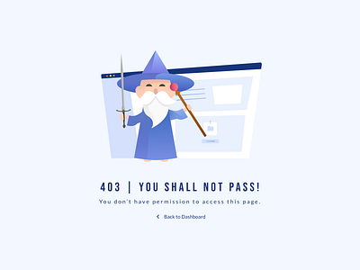403 Error Page - Forbidden Access design error page flat graphic design illustration ui ux vector