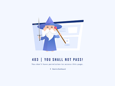 403 Error Page - Forbidden Access