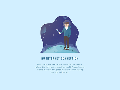 No Internet Connection design error page flat illustration no internet ui ux vector web website