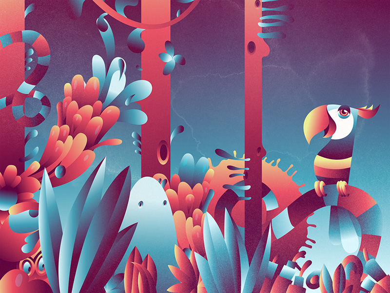 Welcome to the jungle by Daniel Spacek on Dribbble