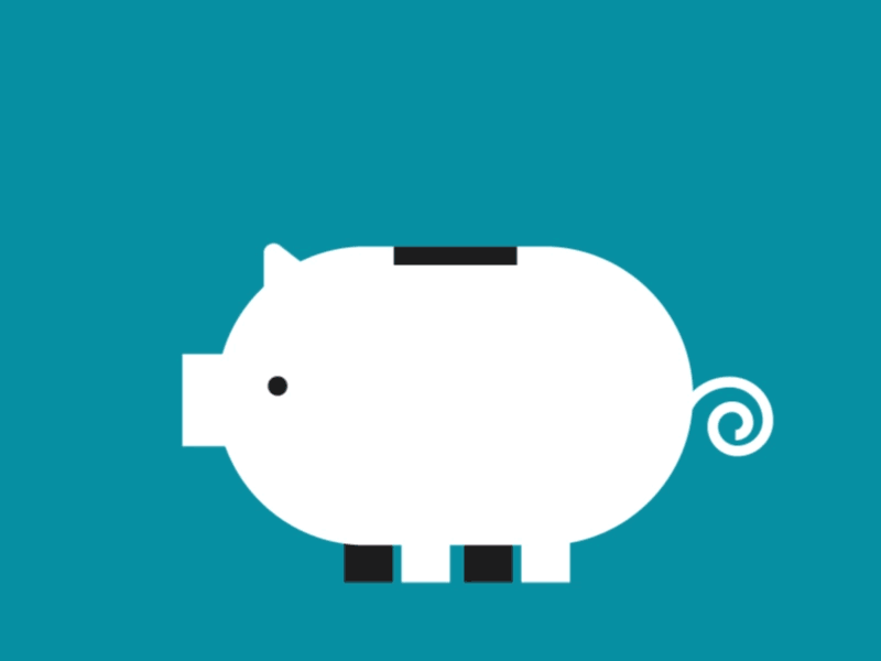 Piggybank animation bank gif money save