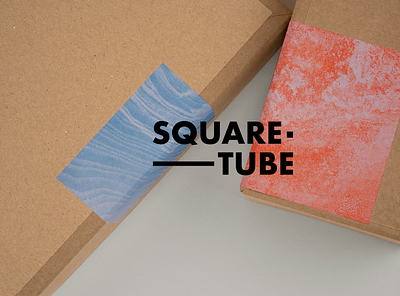 SQUARETUBE – BRAND IDENTITY DESIGN & LOGO brand branding cardboard design furniture futura graphic design identity lettering logo paper style texture type typography vector workshop