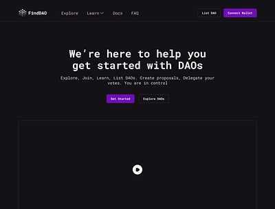 FindDAO blockchain branding dao defi design illustration logo ui ux vector web3