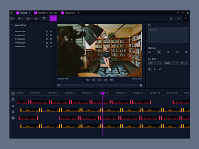 Video Editor UI shot