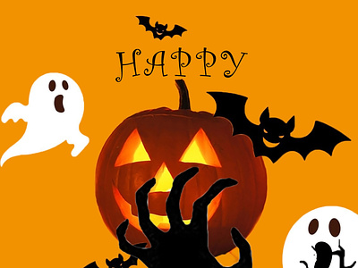 Halloween Poster graphic design illustration typography poster