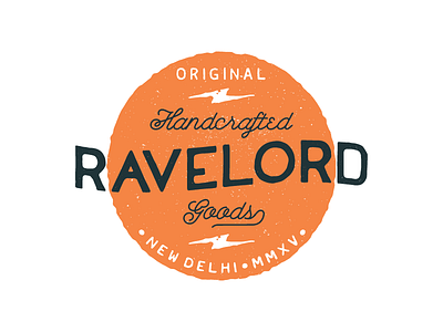 Ravelord 1 hand lettering retro script t shirt vintage