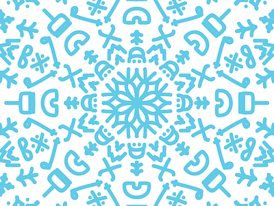 Winter Inspired Mandala