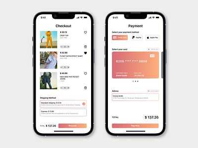 Daily UI / 002 / CreditCardCheckout