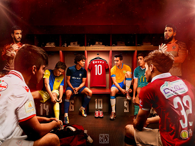 Egyptian league design branding design editing football graphic design illustration social media