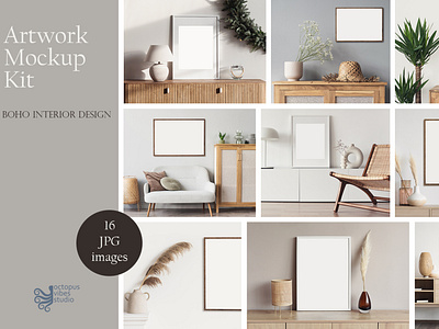 Artwork Frame Mockup Photo Bundle