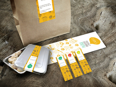 Branding for a Momos kiosk brand branding and identity design food logo takeaway