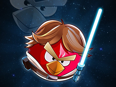 Luke Skywalker angry birds luke skywalker star wars