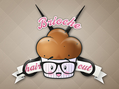 Brioche Haircut, Just For Fun fun haircut logo lol