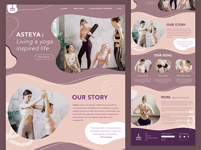 ASTEYA - Yoga Apparel Website