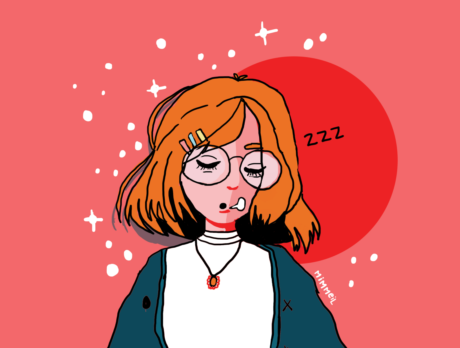 self-portrait-illustration-by-mimmeil-on-dribbble