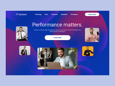 Landing page for Fantom