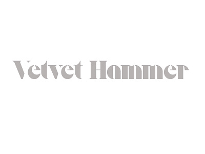 Velvet #1 hammer lettering logo made mouse type velvet