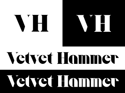 Velvet #2 hammer lettering logo made mouse type velvet