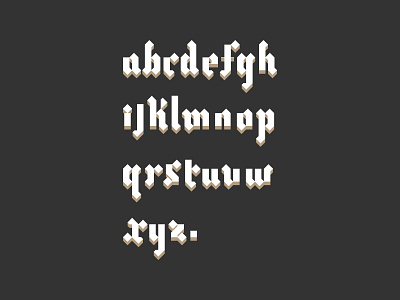 Masonry blackletter gothic mason type typography