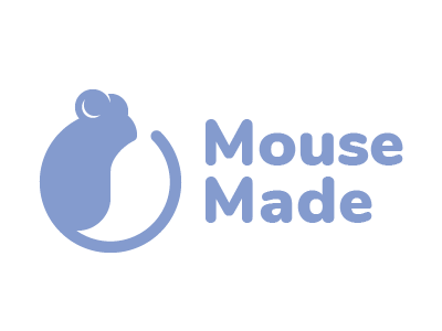 Mouse Made (Coming soon) branding logo made mouse negative space