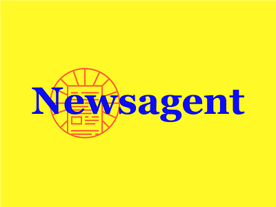 Newsagent brand bright contrast news newsagent shop