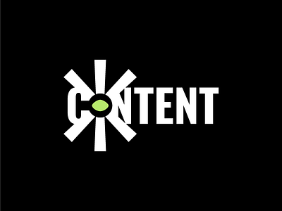 C*ntent .eye animation cntent content dynamic exploration logo media rough