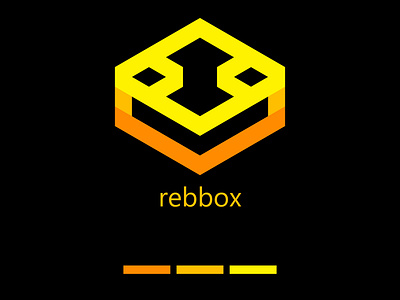 "Rebbox" Logo Design app branding design designinghub graphic design gridlogo icon illustration logo logodesign rebboxlogo ui ux vector