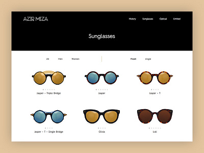 Azir Miza - List azir miza eyewear web web design wordpress