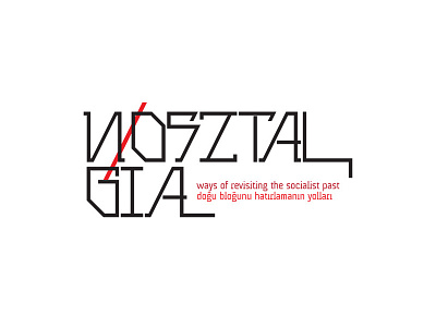 Nosztalgia - Logo branding exhibition logo