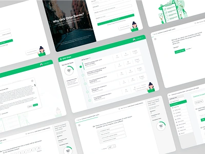 GHV Orion Survey clean design dashboard minimalistic survey surveys ui ui design ux webdesign widget