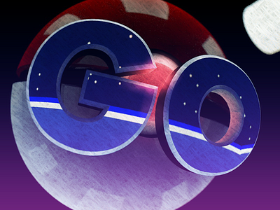 GO Pokeball adobe c4d cinema4d illustrator photoshop pokemon pokemongo