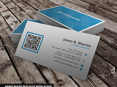 Creative Studio Business Card business card cmyk creative elegant flashblue pattern print ready psd studio unique