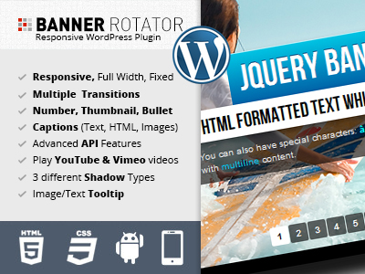 jQuery Banner Rotator WordPress Plugin by FlashBlue on ...