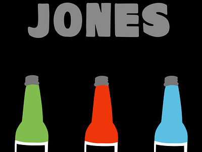 Jones Soda Poster illustration poster