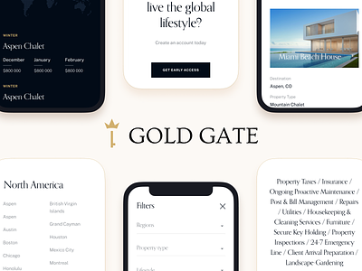 Gold Gate - Branding and Website design branding business celerart crypto design finance logo money realestate ui ux web web design