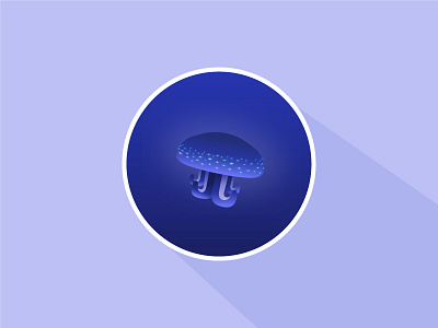 Jellyfish icon illustration jellyfish vector